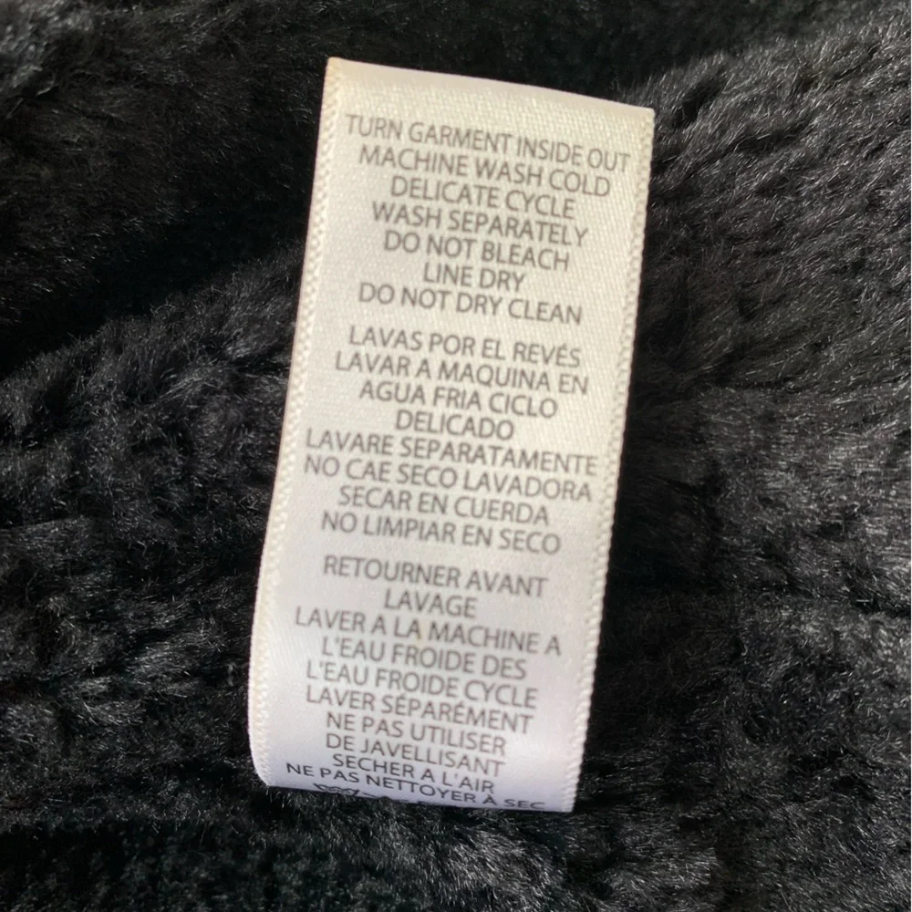 SPLENDID Black Teddy Jacket size medium - Picture 8 of 8